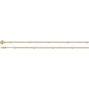 14K Lab-Grown Diamond Line Necklace in Various Carat Weights and Lengths