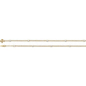 14K Lab-Grown Diamond Line Necklace in Various Carat Weights and Lengths