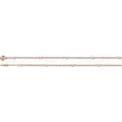 14K Lab-Grown Diamond Line Necklace in Various Carat Weights and Lengths