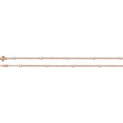 14K Lab-Grown Diamond Line Necklace in Various Carat Weights and Lengths