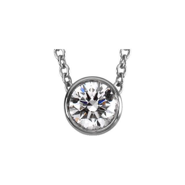 Platinum 1/3 CTW Natural Diamond 18" Necklace