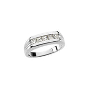 Platinum 3/4 CTW Natural Diamond Five-Stone Ring