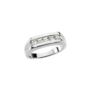 Platinum 3/4 CTW Natural Diamond Five-Stone Ring