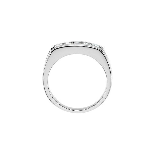 Platinum 3/4 CTW Natural Diamond Five-Stone Ring
