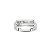 Platinum 3/4 CTW Natural Diamond Five-Stone Ring