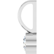 Platinum 1/5 CT Natural Diamond Charm/Pendant