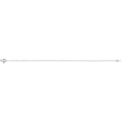14k Diamond Three Prong Tennis Bracelet 7 1/4" Line Length