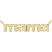 10K Mama Necklace Center Crafted with Quality and Elegant Design
