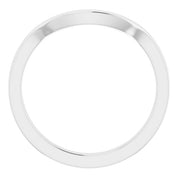 14K White Matching Band