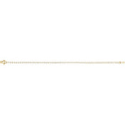 14k Diamond Three Prong Tennis Bracelet 7 1/4" Line Length