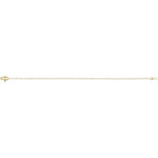 14k Diamond Three Prong Tennis Bracelet 7 1/4" Line Length