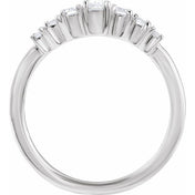 14K White 1/2 CTW Lab-Grown Diamond Ring