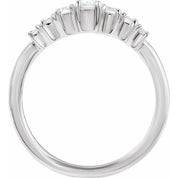 14K White 1/2 CTW Lab-Grown Diamond Ring