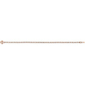 14K Rose 2 1/2 CTW Lab-Grown Diamond 7" Line Bracelet