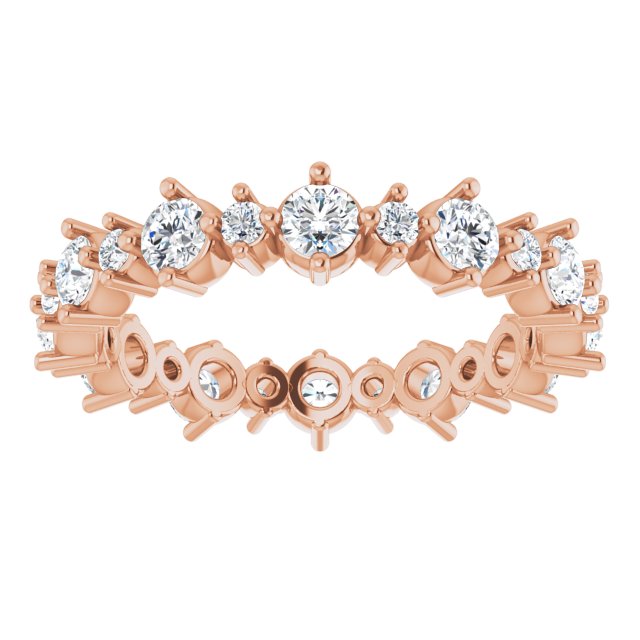 8 CTW Natural Diamond Eternity Band Size 4