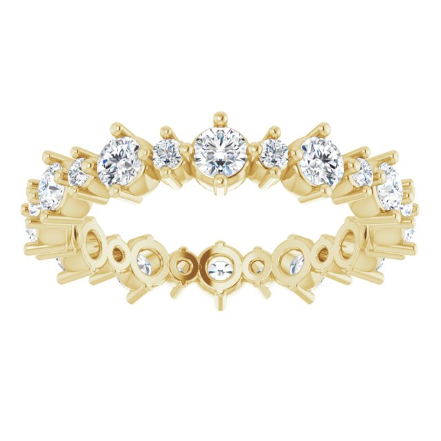 8 CTW Natural Diamond Eternity Band Size 4