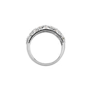14K White 1/2 CTW Natural Diamond Ring
