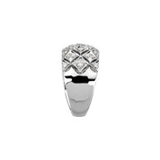 14K White 1/2 CTW Natural Diamond Ring