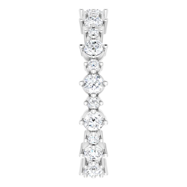 10 CTW Natural Diamond Eternity Band Size 6