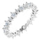 14K White 9/10 CTW Natural Diamond Eternity Band Size 6