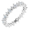 14K White 9/10 CTW Natural Diamond Eternity Band Size 5.5