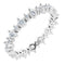 14K White 1 CTW Natural Diamond Eternity Band Size 7.5