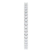 Platinum 1/3 CTW Natural Diamond Eternity Band Size 5.5