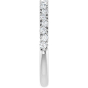 Platinum 3/8 CTW Lab-Grown Diamond Anniversary Band
