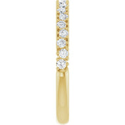 14K Yellow 1/3 CTW Natural Diamond Anniversary Band