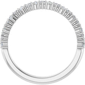 Platinum 3/8 CTW Lab-Grown Diamond Anniversary Band