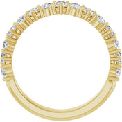 14K Yellow 1 CTW Natural Diamond Anniversary Band