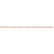 14K Rose 1 CTW Natural Diamond Link 7" Bracelet