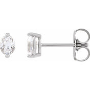Platinum 1/3 CTW Natural Diamond Stud Earrings