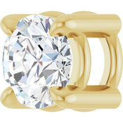 14K Yellow 1/5 CT Natural Diamond Pendant