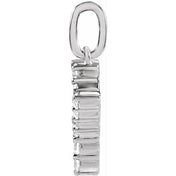 14K White 1/6 CTW Lab-Grown Diamond Initial Y Pendant