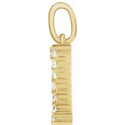 14K Yellow 1/6 CTW Lab-Grown Diamond Initial Y Pendant