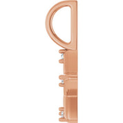 14K Rose .03 CTW Natural Diamond Star Charm/Pendant
