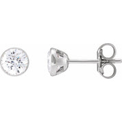 14K White 1 CTW Natural Diamond Ultra-Lightweight Stud Earrings