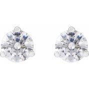 14K White 3/4 CTW Lab-Grown Diamond Stud Earrings