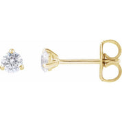 14K Yellow 1/4 Lab-Grown Diamond Cocktail-Style Stud Earrings
