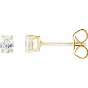 14K Yellow 1/3 CTW Lab-Grown Diamond Stud Earrings