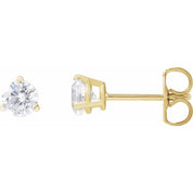 14K Yellow 1/2 CTW Lab-Grown Diamond Stud Earrings
