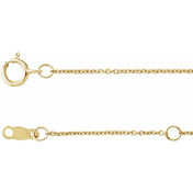 14K Yellow 1/5 CTW Natural Black Diamond 3-Station 16-18" Necklace