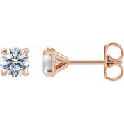 14K Rose 1 CTW Lab-Grown Diamond Cocktail-Style Stud Earrings
