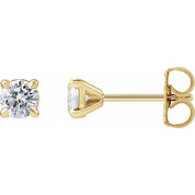 14K Yellow 1/2 CTW Lab-Grown Diamond Cocktail-Style Stud Earrings