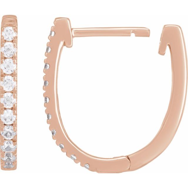 3 CTW Lab-Grown Diamond Hoop Earrings