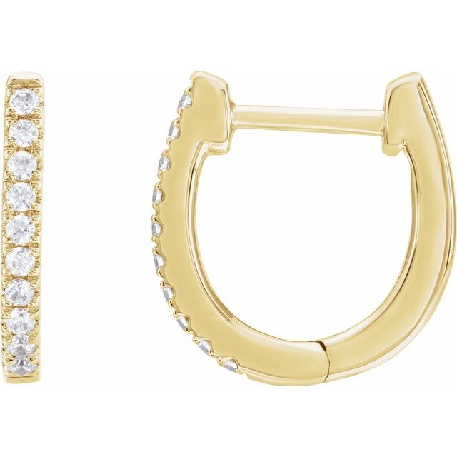 6 CTW Lab-Grown Diamond Hoop Earrings