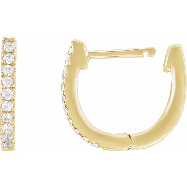 6 CTW Lab-Grown Diamond Hoop Earrings