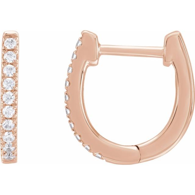 6 CTW Lab-Grown Diamond Hoop Earrings