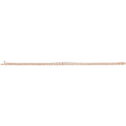 14K Rose 6 CTW Lab-Grown Diamond Line 7" Bracelet